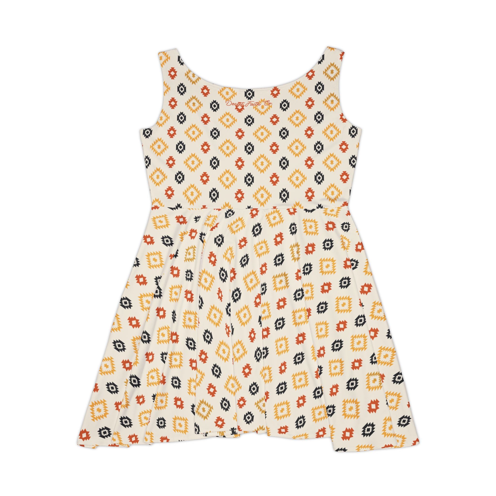 Chosen - Ephesians 1:4 Western Faith Boho Skater Dress