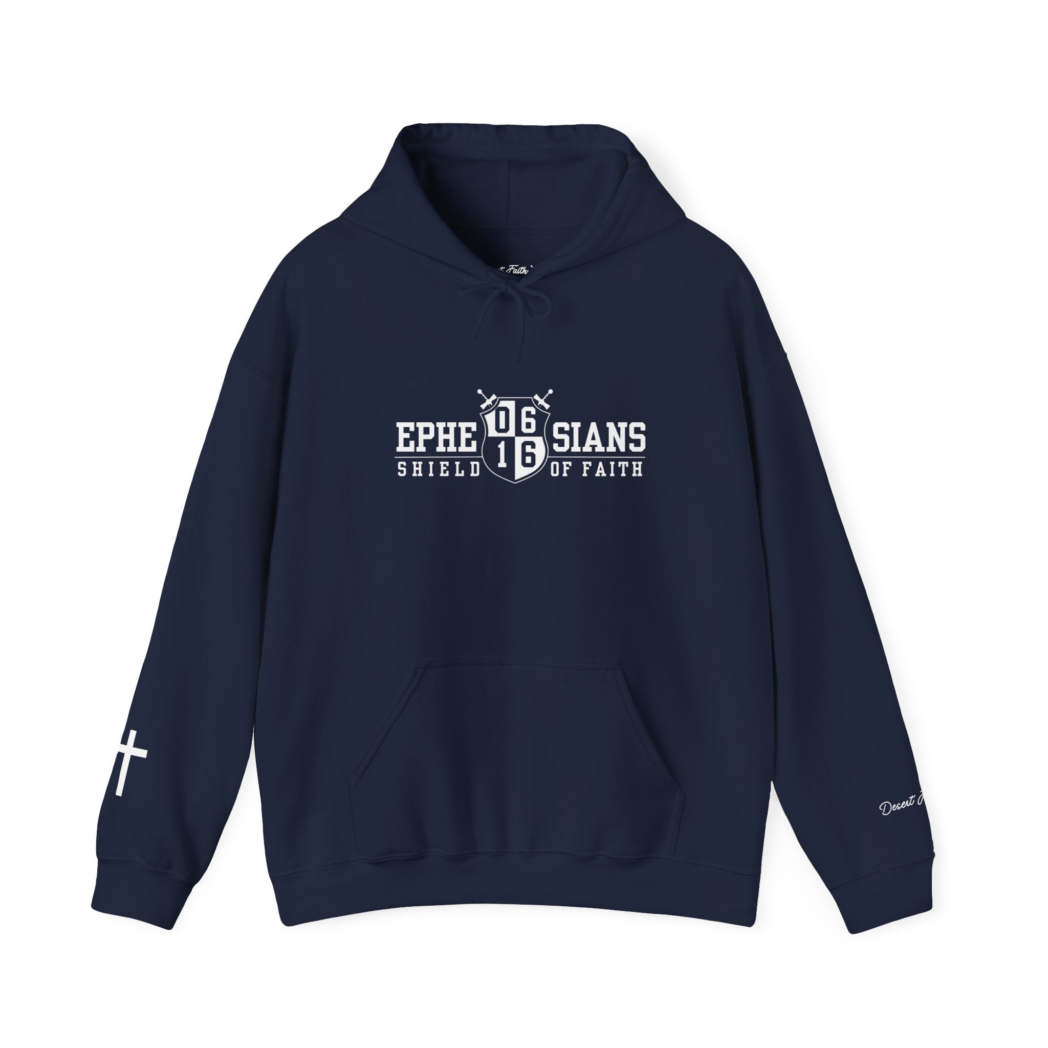 Shield of Faith Ephesians 6:16 - Christian Printed Hoodie