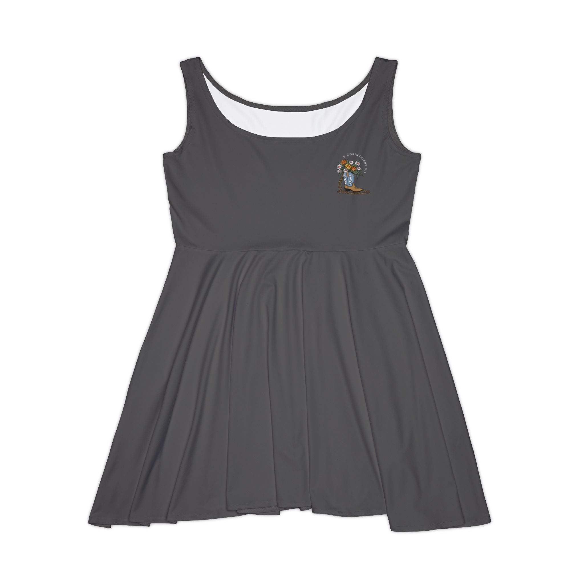 Walk by Faith not by Sight - 2 Corinthians 5:7 Western Skater Dress