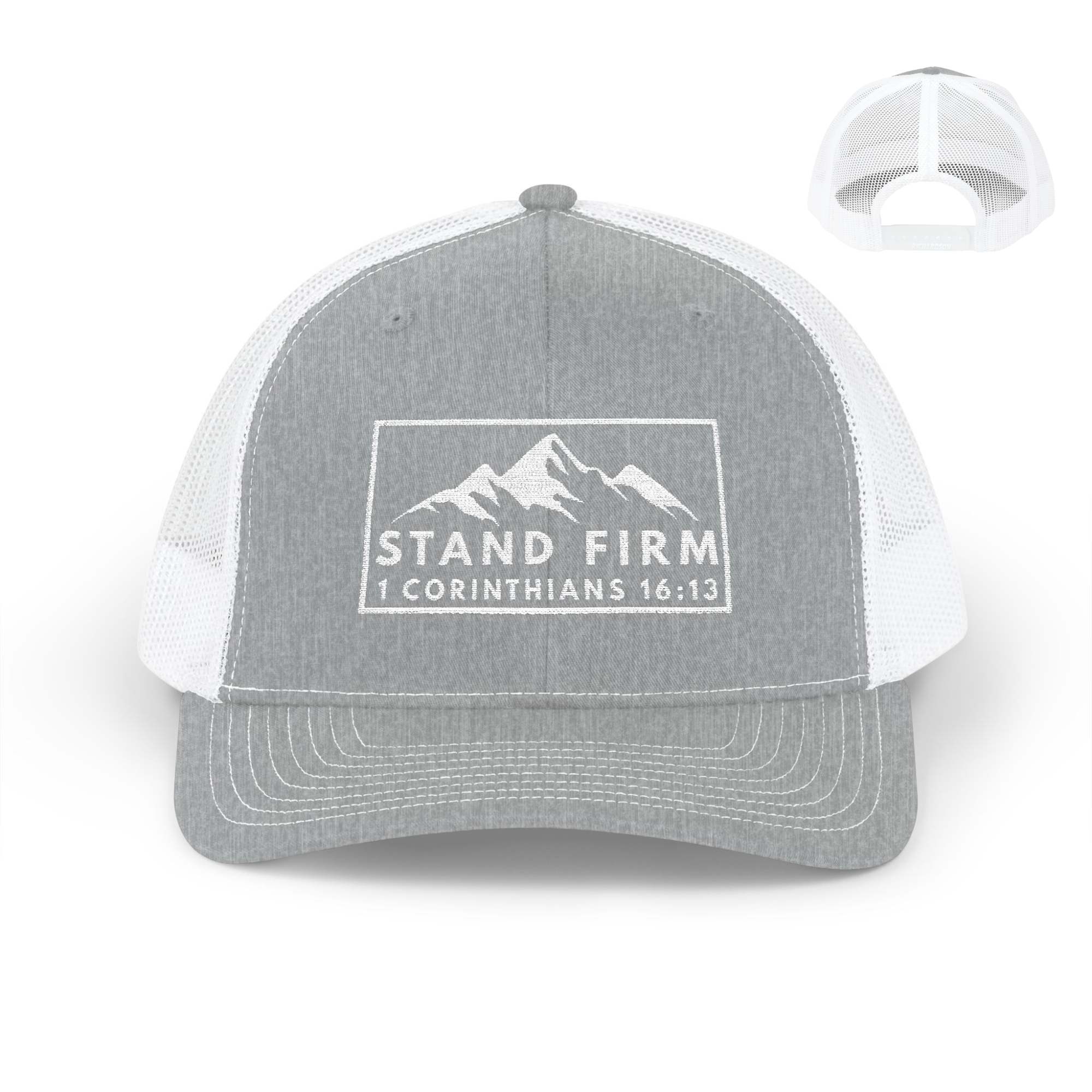 Stand Firm in Faith 1 Corinthians 16:13 Trucker Hat
