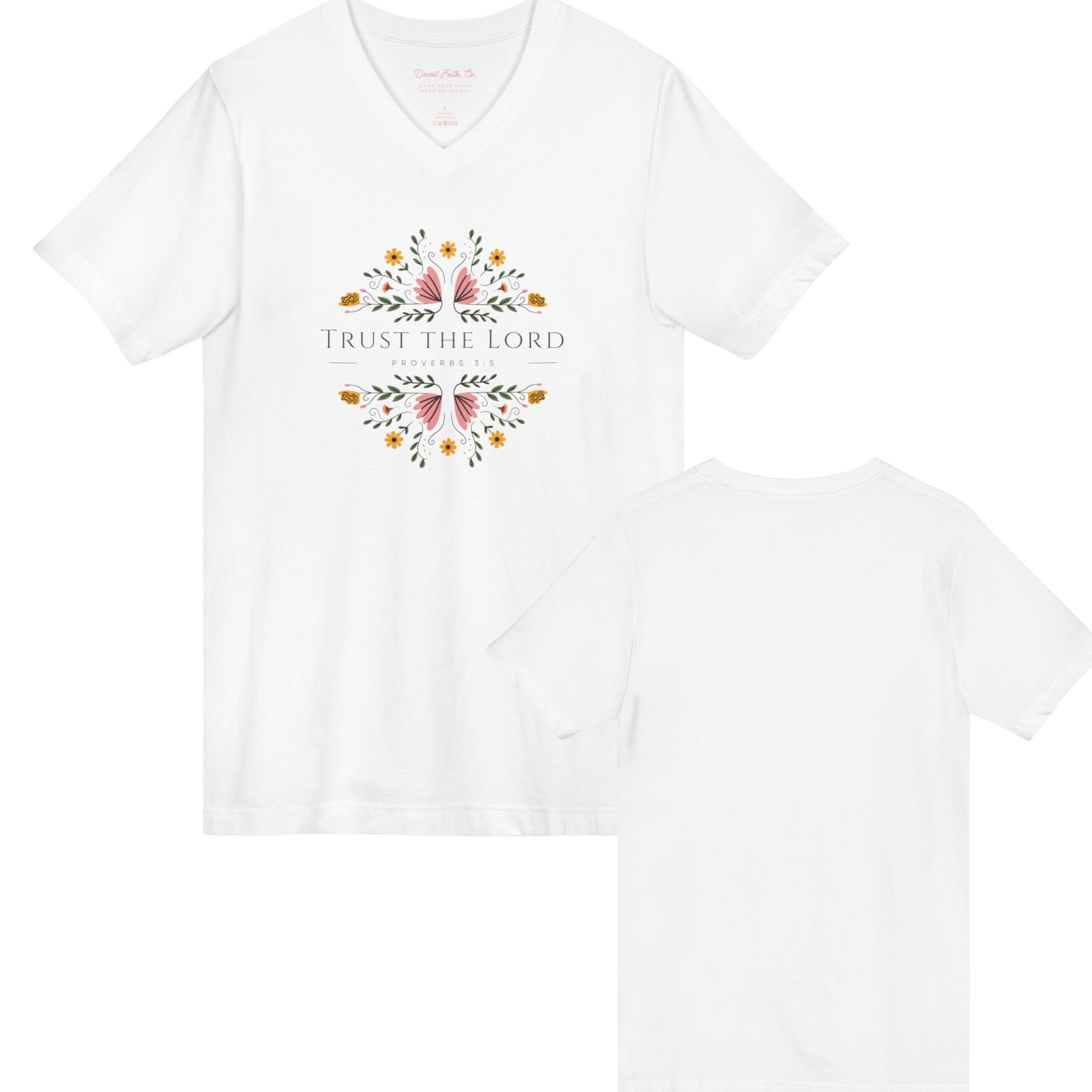 Trust the Lord – Proverbs 3:5 Christian T-Shirt