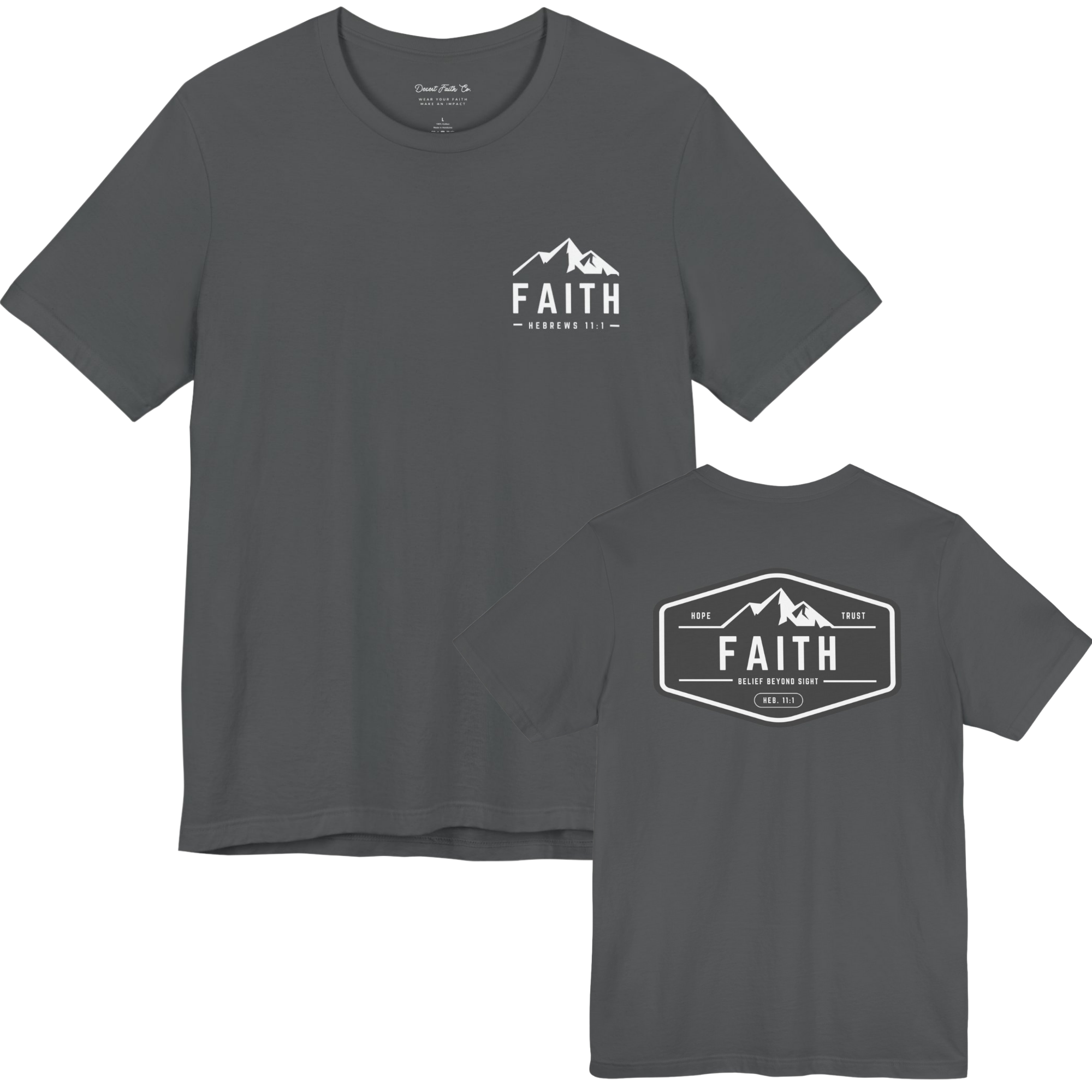 Faith Beyond Sight - Hebrews 11:1 Christian T-Shirt