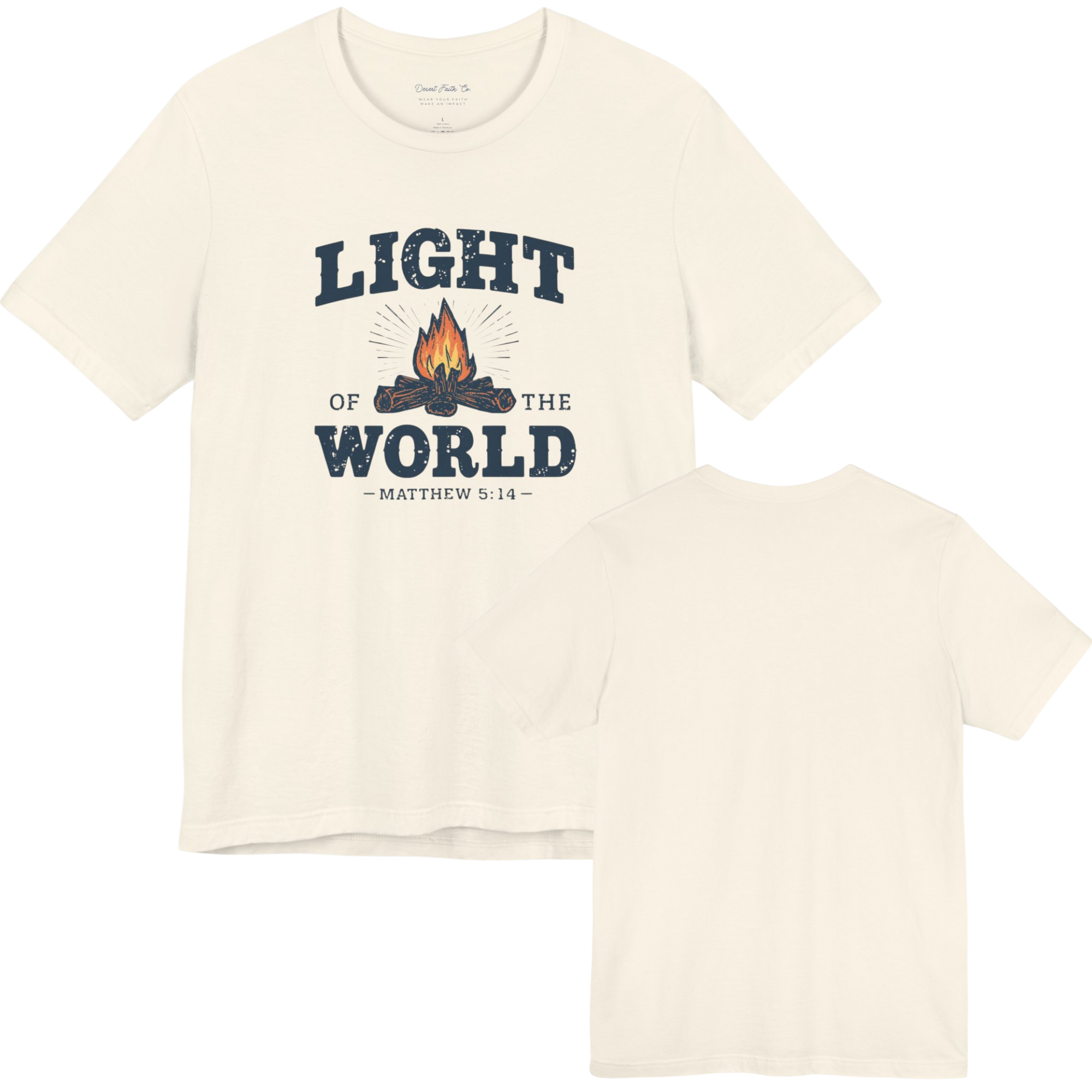 Light of the World – Matthew 5:14 Christian T-Shirt
