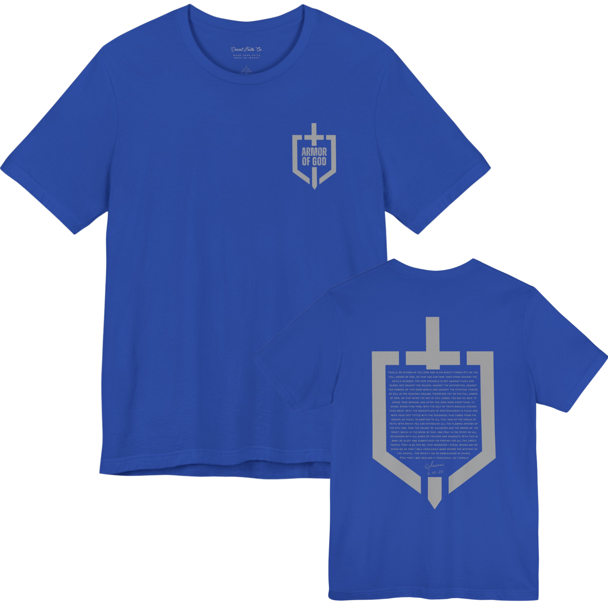 Armor of God - Ephesians 6:10-20 Christian T-Shirt