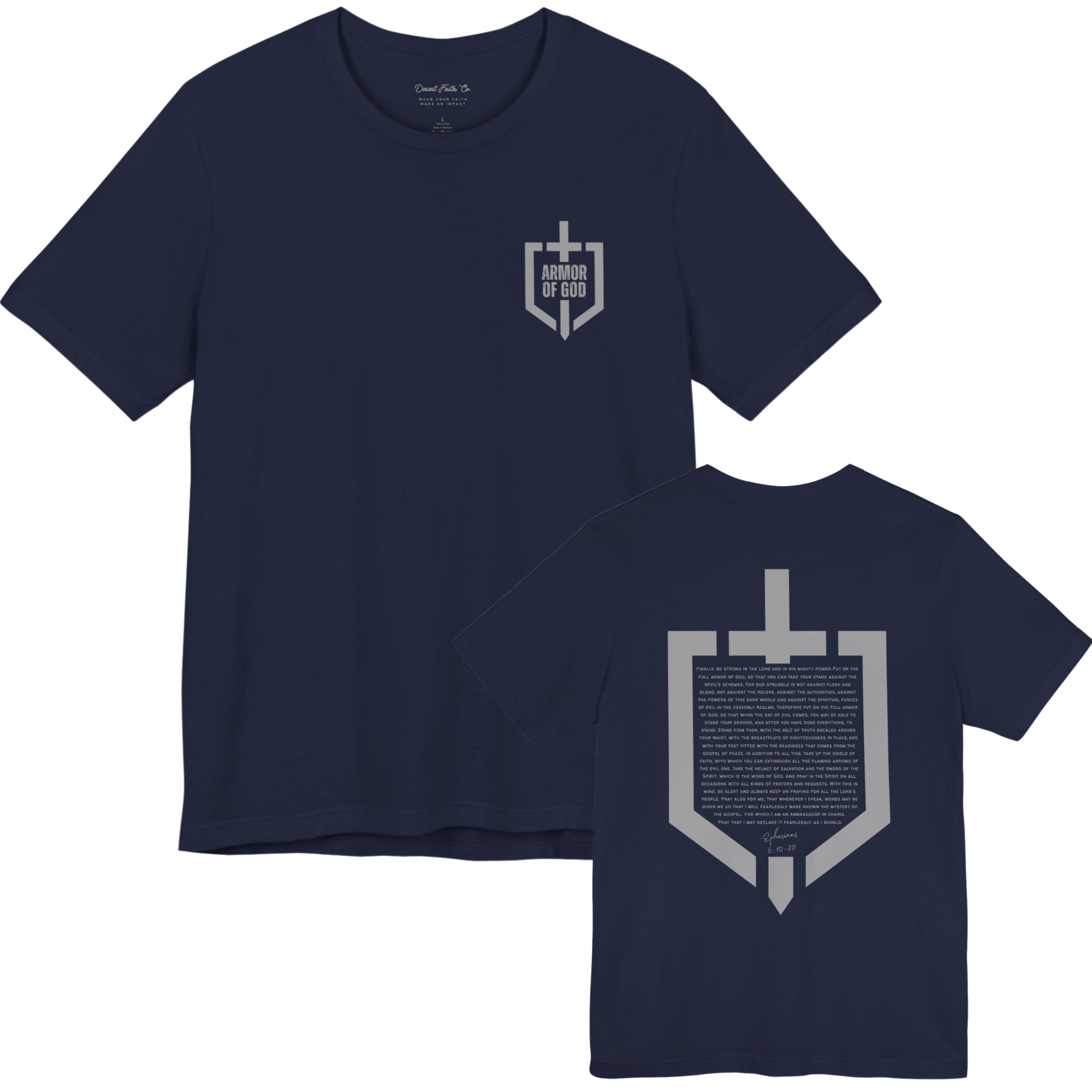 Armor of God - Ephesians 6:10-20 Christian T-Shirt