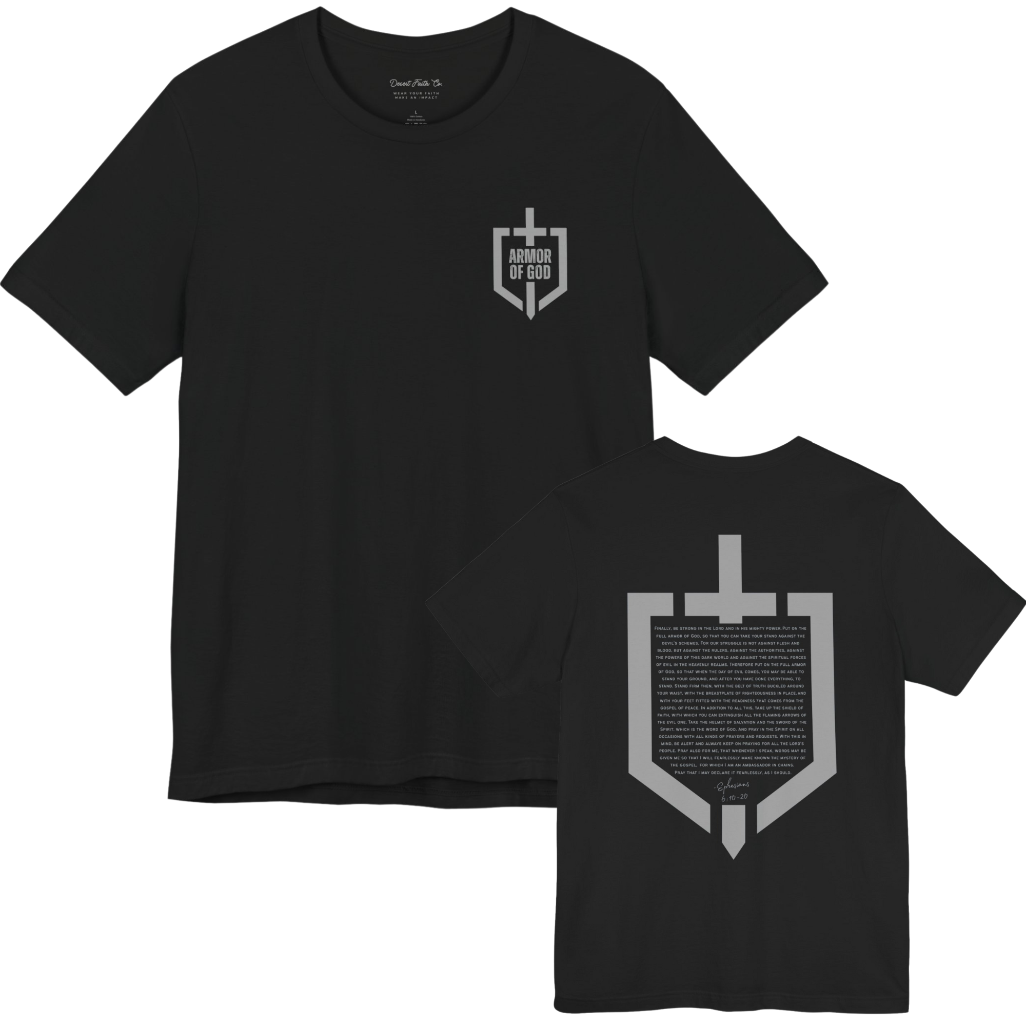 Armor of God - Ephesians 6:10-20 Christian T-Shirt