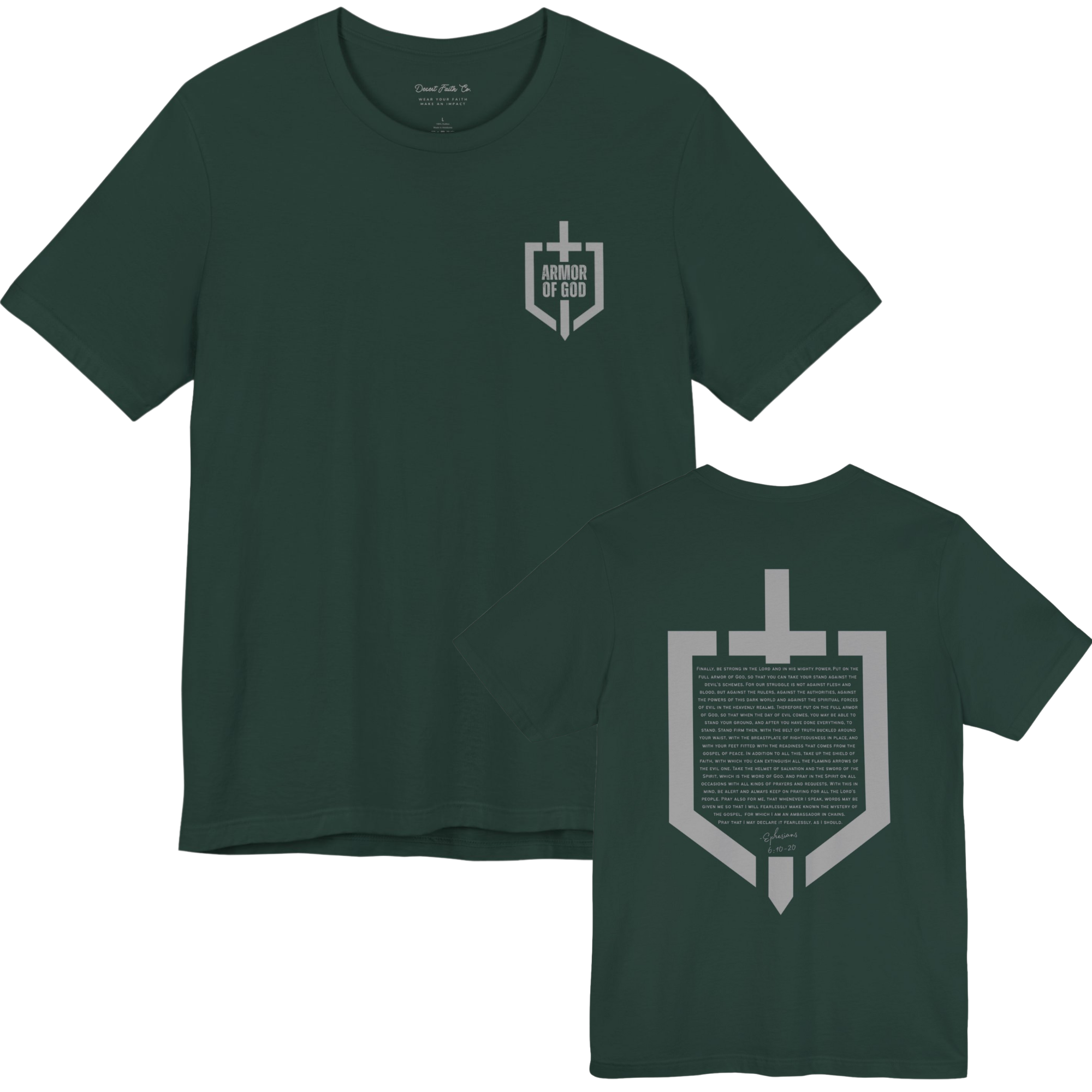 Armor of God - Ephesians 6:10-20 Christian T-Shirt