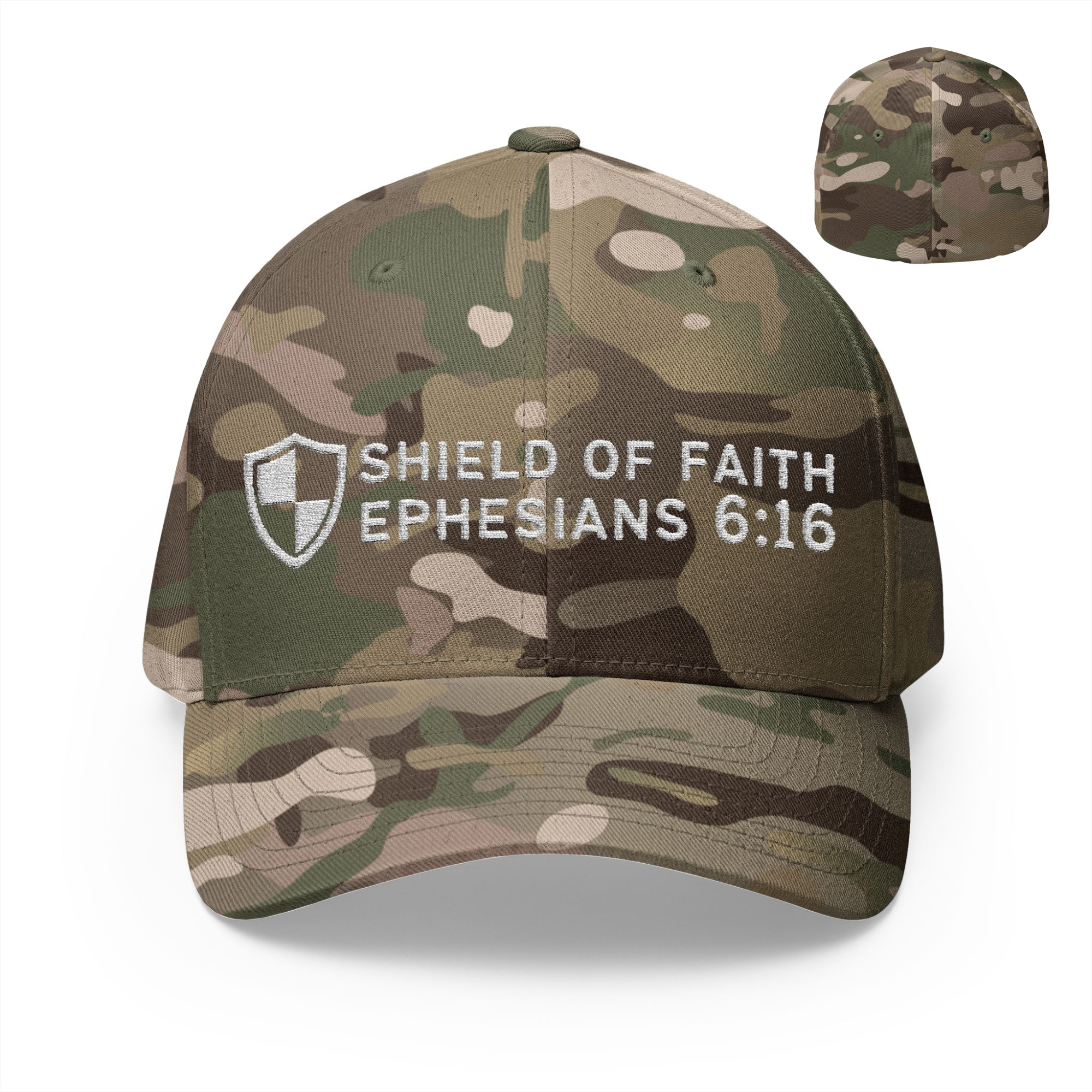 Shield of Faith -Ephesians 6:16 Flexfit Hat