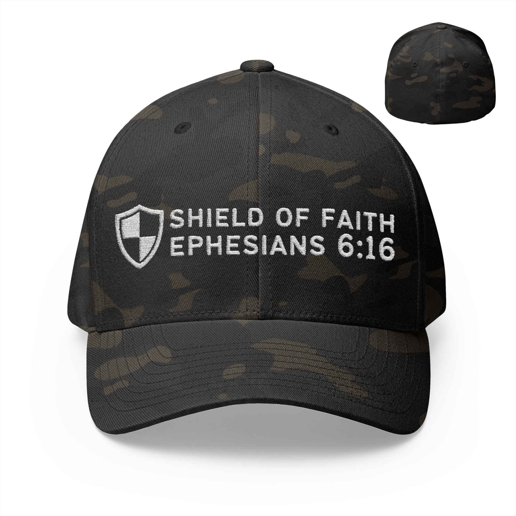 Shield of Faith -Ephesians 6:16 Flexfit Hat
