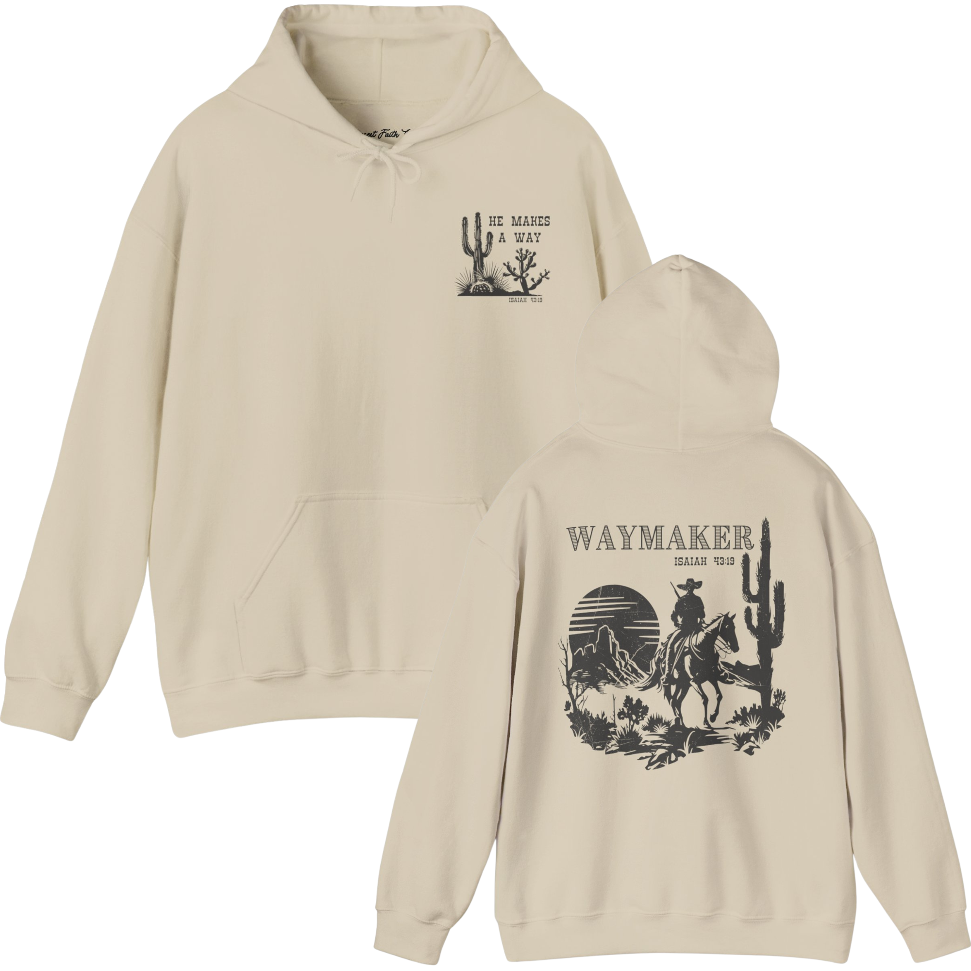 He is Making a Way Isaiah 43:19 Hoodie