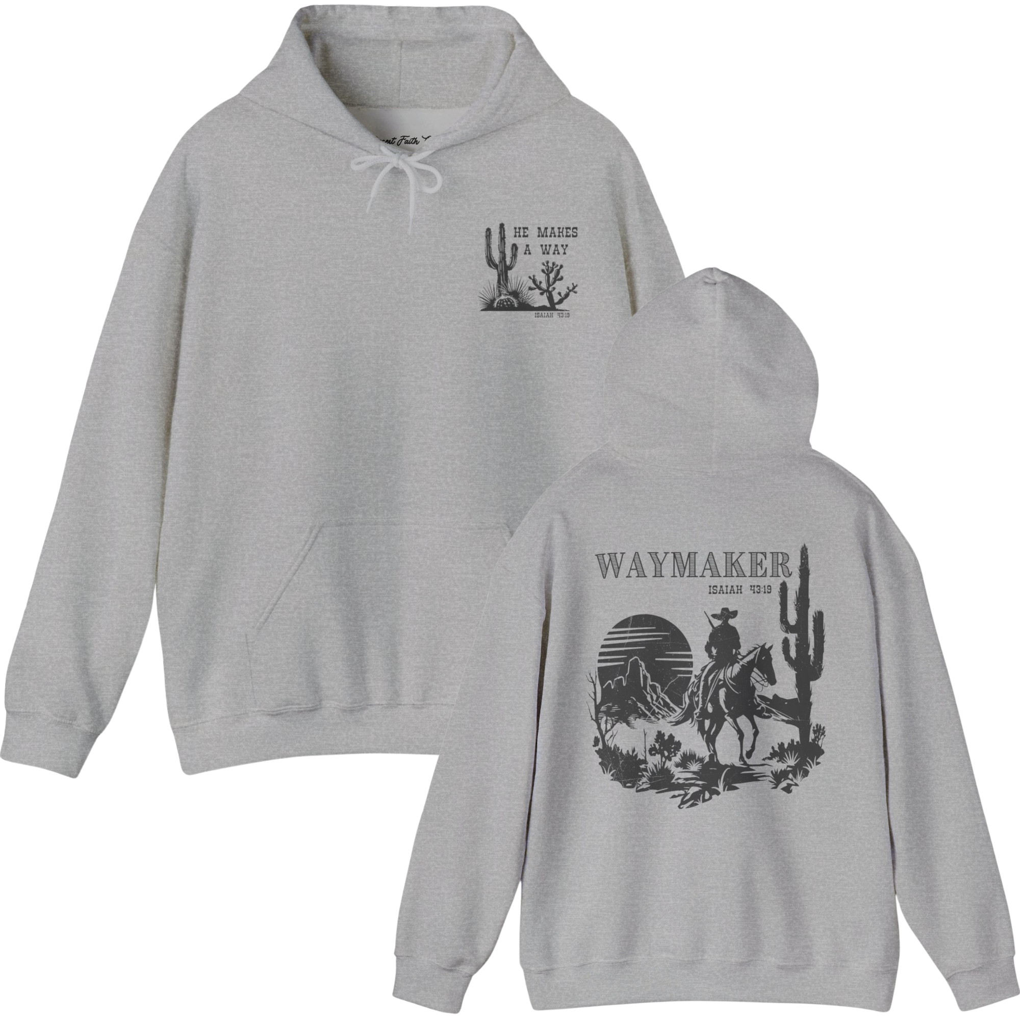He is Making a Way Isaiah 43:19 Hoodie