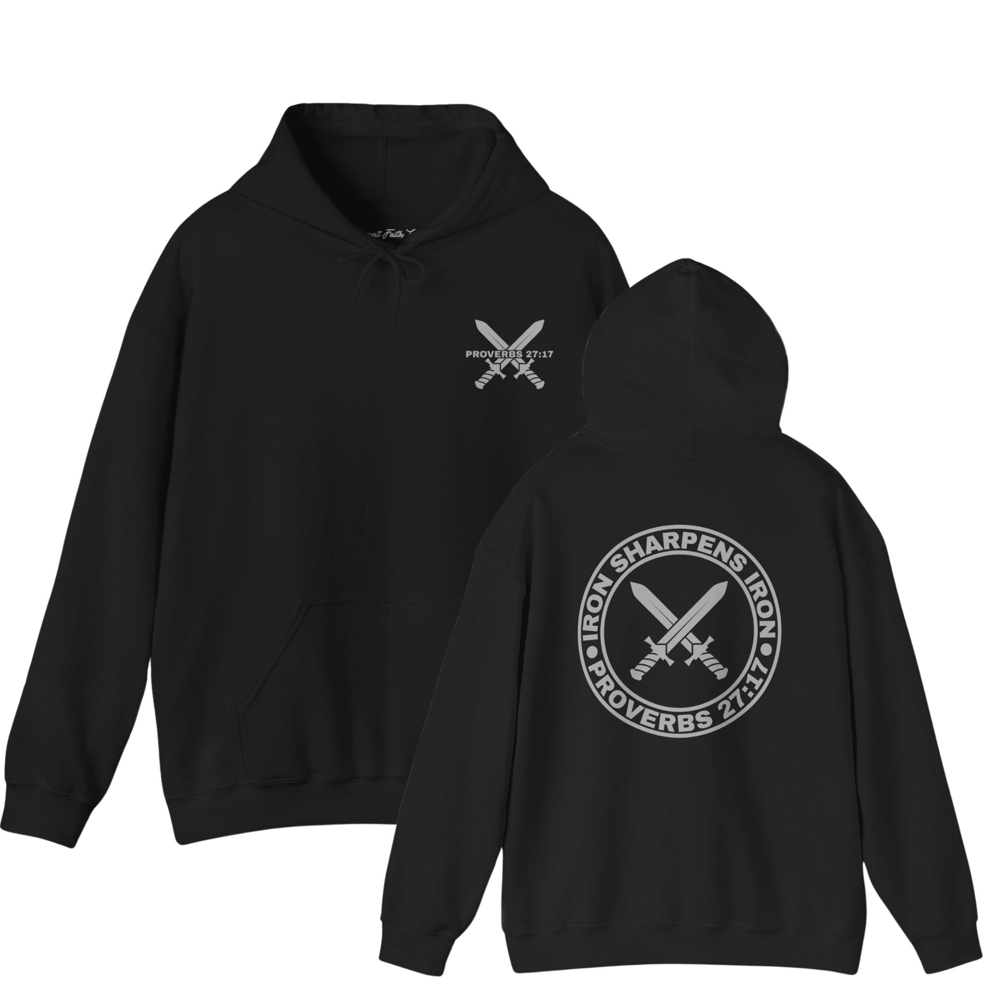 Iron Sharpens Iron Hoodie Proverbs 27:17 Hoodie