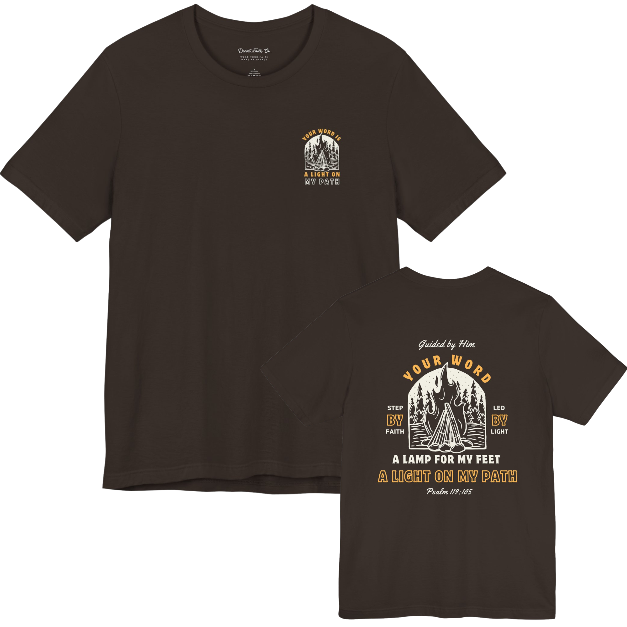 Your Word is a Lamp for My Feet - Psalm 119:105 T-Shirt