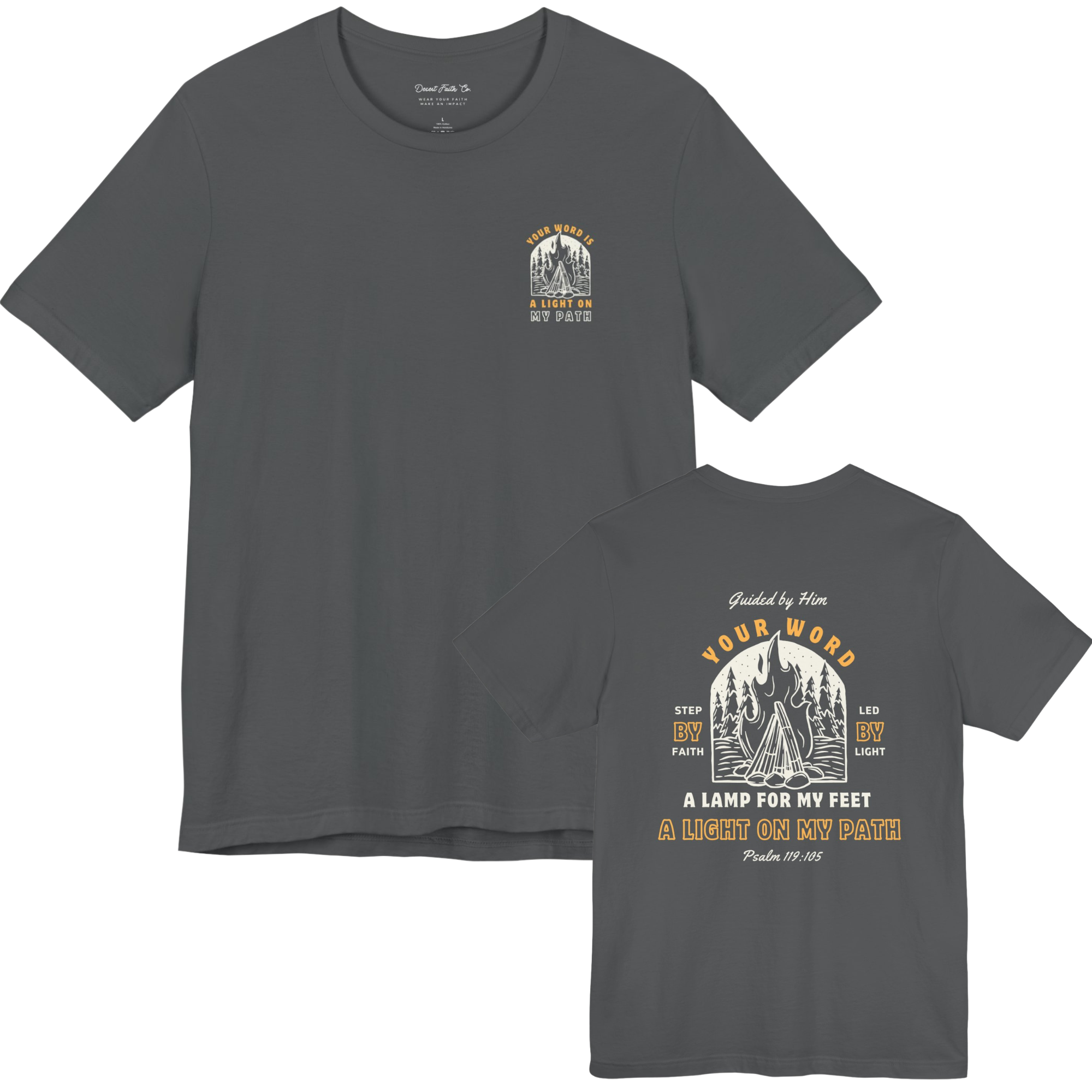 Your Word is a Lamp for My Feet - Psalm 119:105 T-Shirt